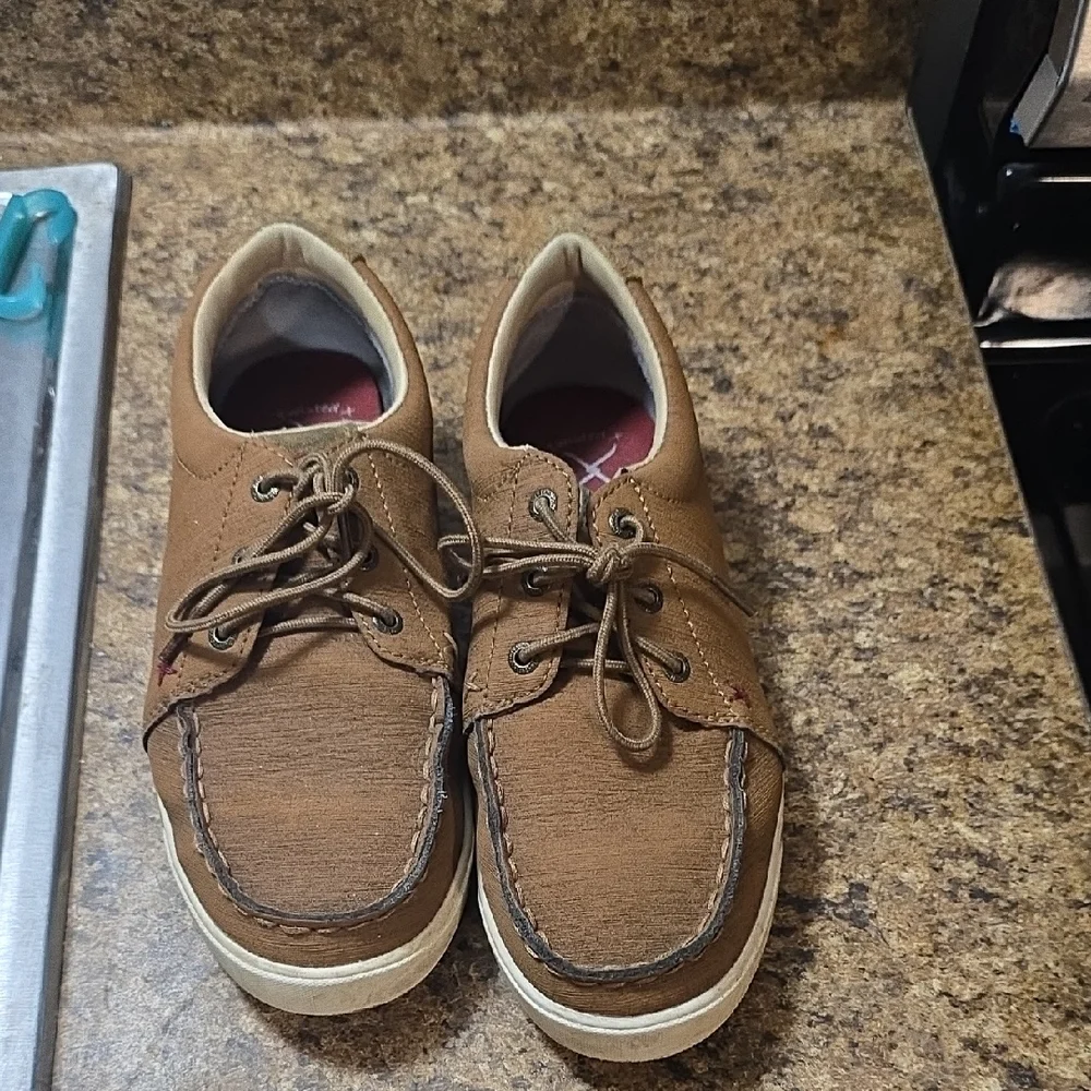 Twisted X Men's‎ Tan Boat Shoes Size 6M